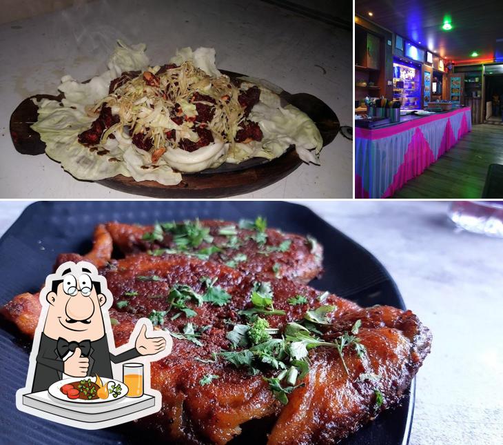 This is the image displaying food and bar counter at Hotel Sunrise kolhapur