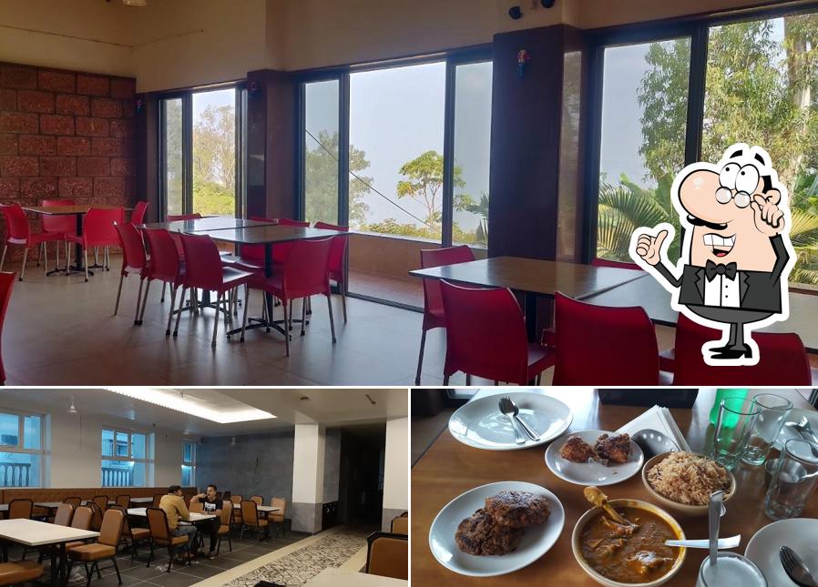 The image of Rustam's Strawberry Inn’s interior and food