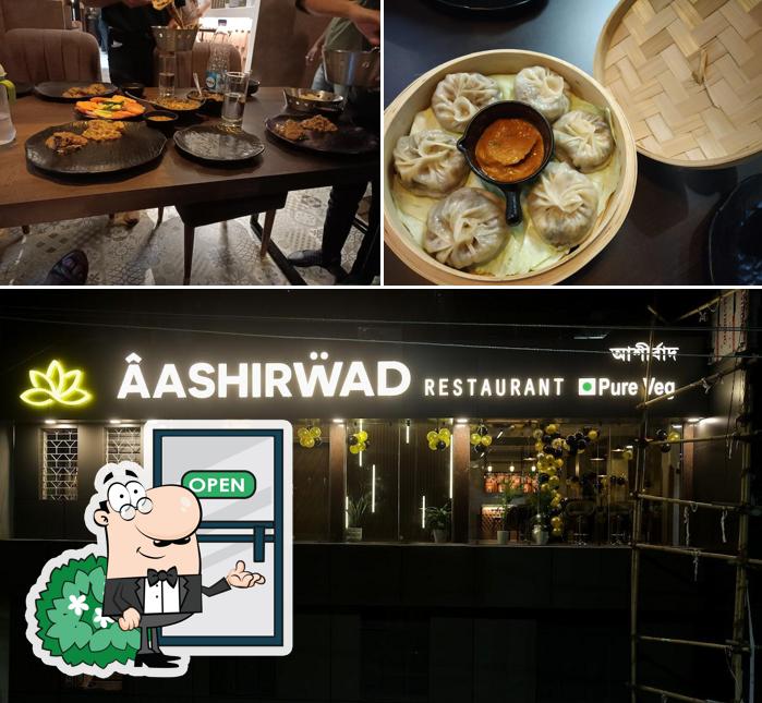 The image of exterior and interior at Âashirwad Restaurant(Jain Food)