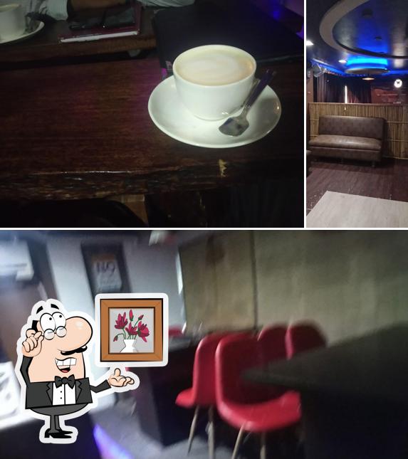 Take a seat at one of the tables at iSmile cafe