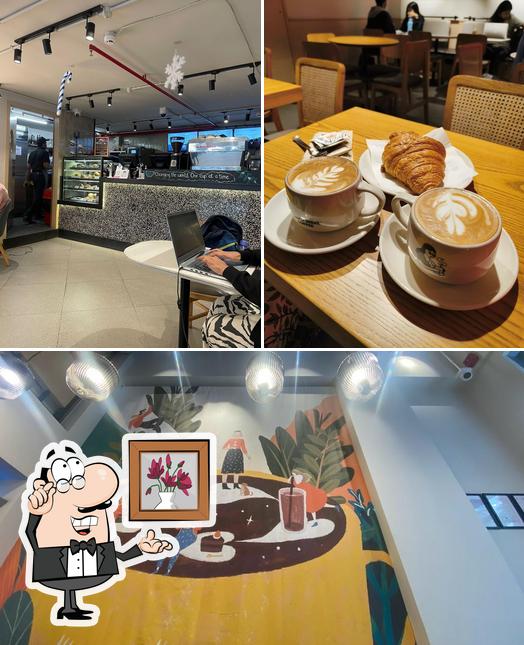 The interior of Third Wave Coffee