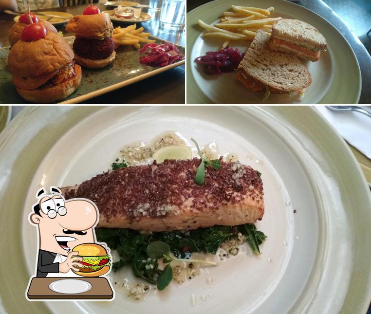 Treat yourself to a burger at Pali Village Café