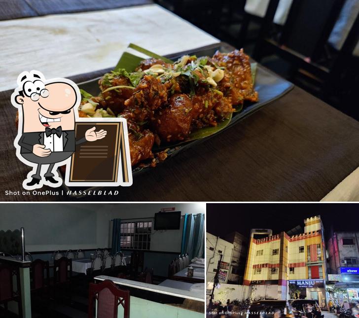 The exterior of Hotel Manju Bar And Restaurant