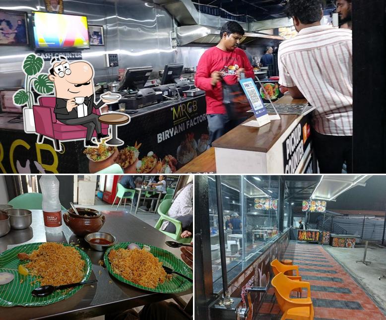 The interior of MRCB Biryani Factory