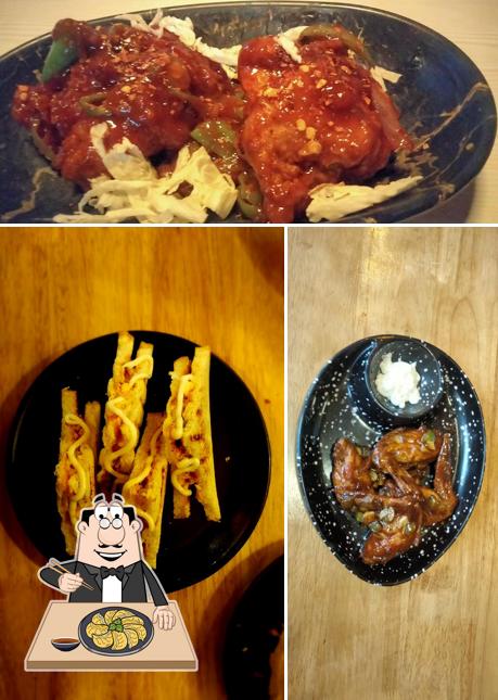 Gyoza at Mexican cafe