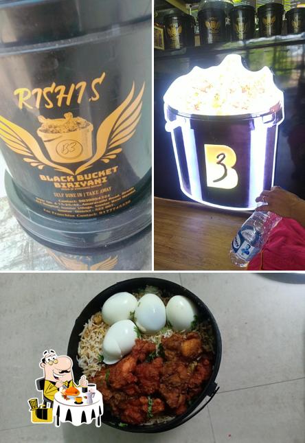 Food at RISHI'S BLACK BUCKET BIRYANI