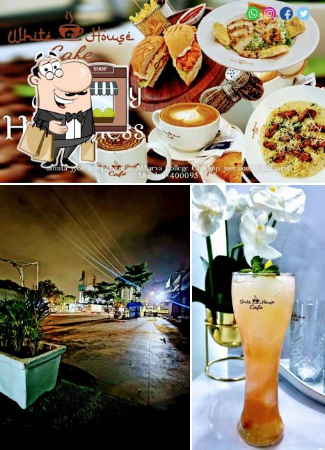 The exterior of White House Cafe