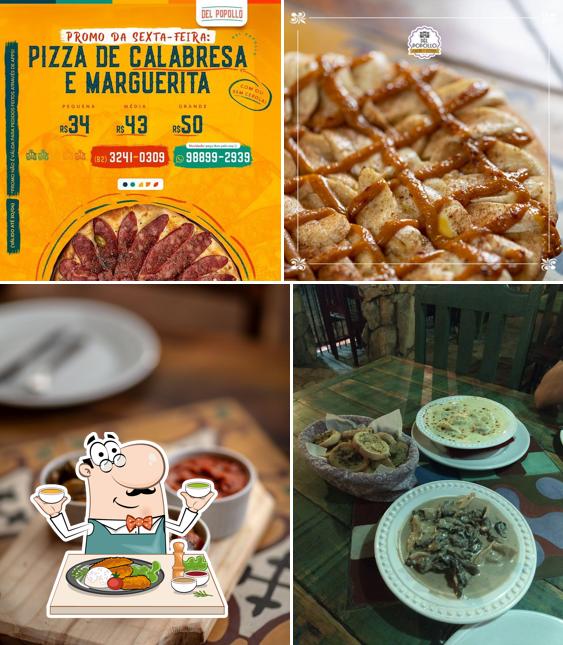 Platos en Pizzaria Del Popollo