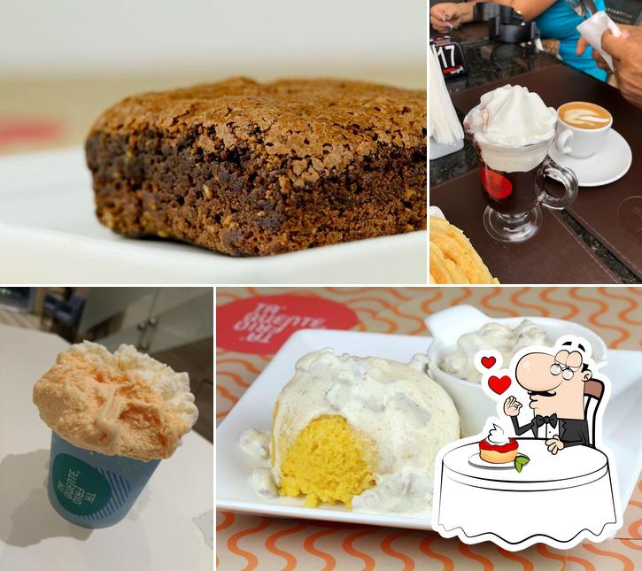 Tá quente, Tá frio serve uma variedade de pratos doces