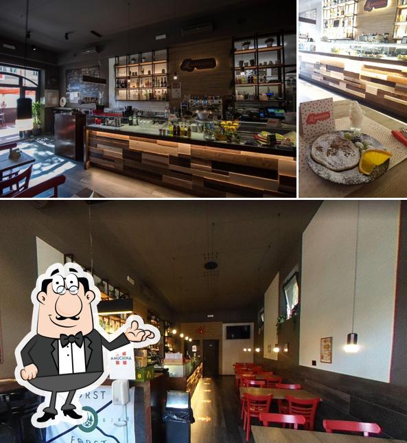 Gli interni di La Mangeria