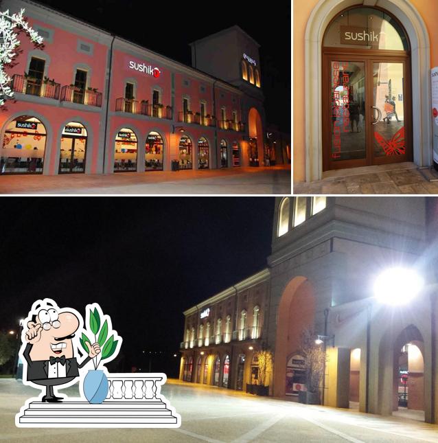 Gli esterni di Sushiko Città Sant'Angelo Village Outlet