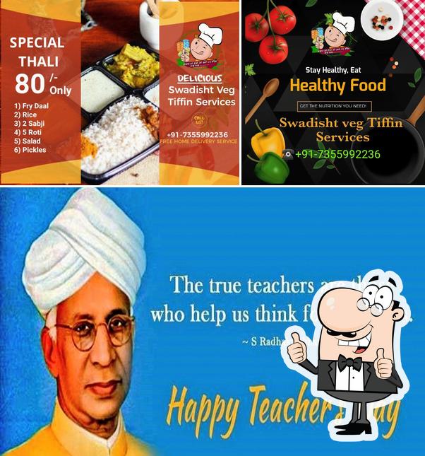Here's an image of Swadisht Veg tiffin services