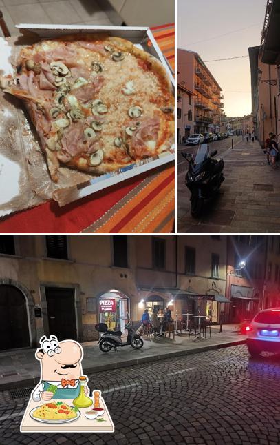 La Bottega Della Pizza si caratterizza per la cibo e esterno