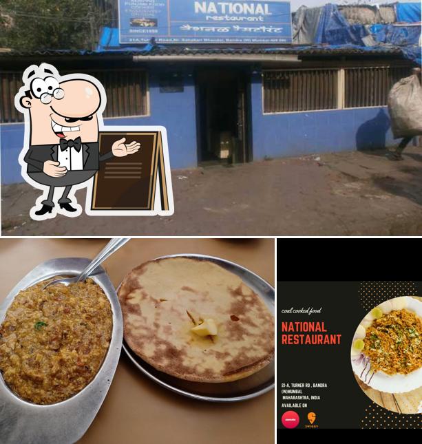 Enjoy the view at the outside area of National Restaurant