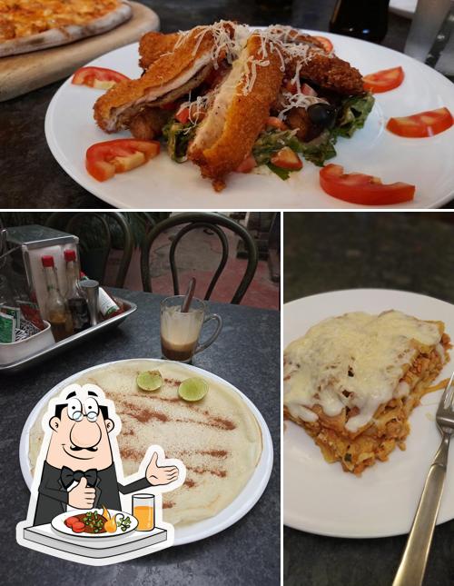 Food at Raj's Spanish Cafe