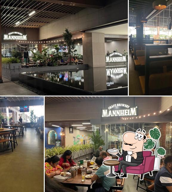 The interior of Mannheim Craft Brewery Ecoworld