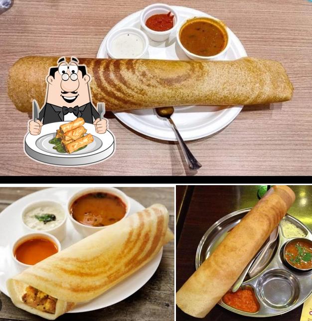 Spring rolls at Dosa Express