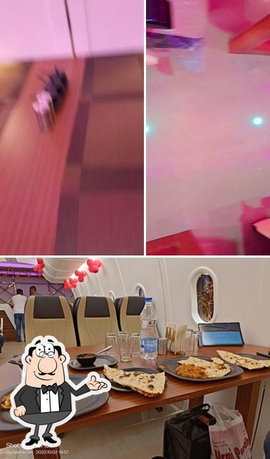 The interior of My First Flight Restaurant