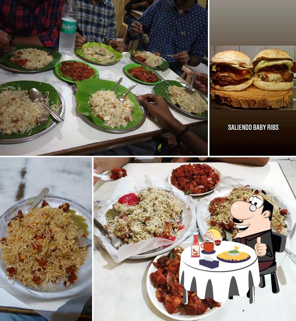 Hamburger at Abba Fastfood