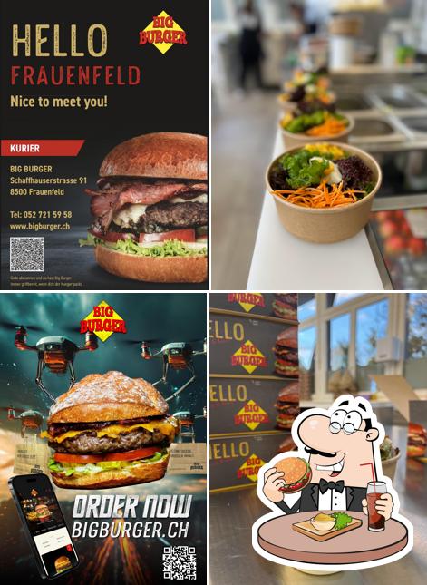 Hamburger al Big Burger Kurier Frauenfeld