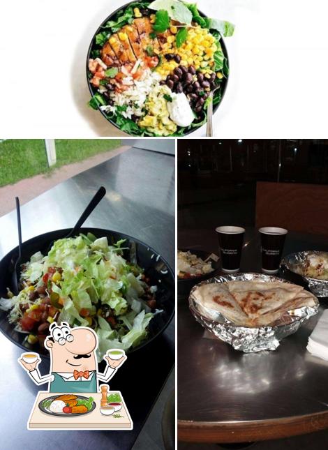 Food at California Burrito Mexican Kitchen @ Embassy Golf Links