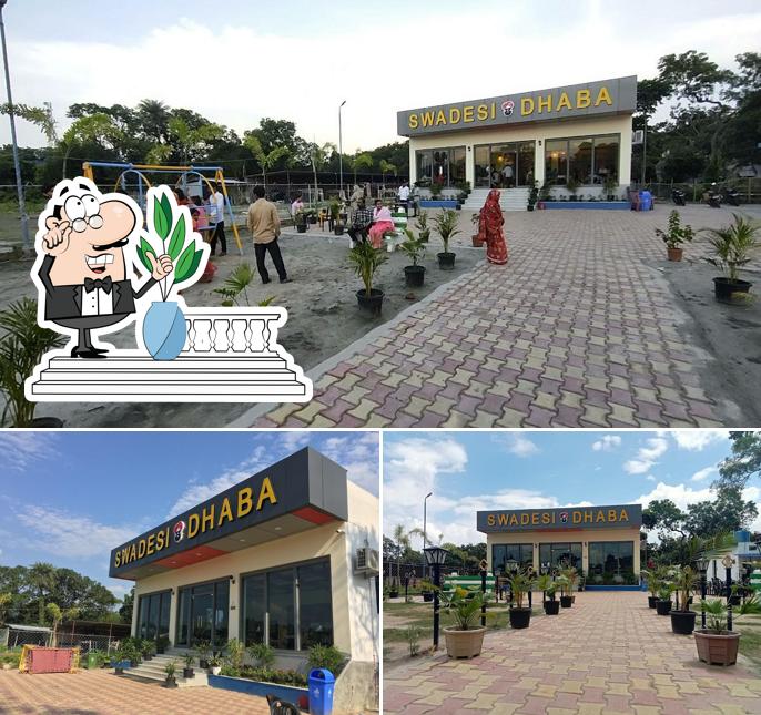 The exterior of Swadesi Dhaba