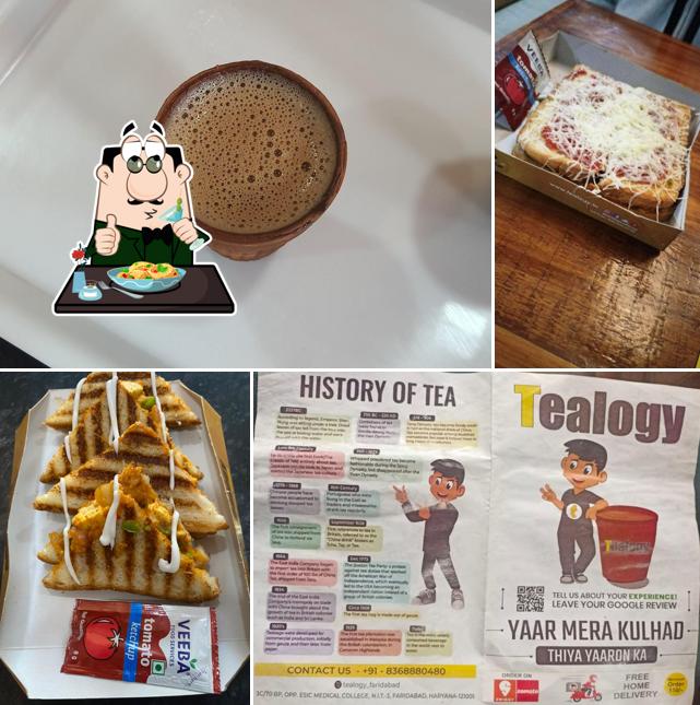 Food at Tealogy Cafe Faridabad