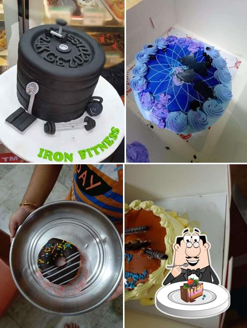 Chocolate cake at Kreamz