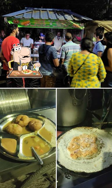 The picture of food and exterior at Anna Idli Dosa Point