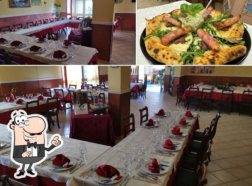 La immagine della interni e cibo di Ristorante Pizzeria Gourmet Lo Scoglio di Santa Lucia Sciacca