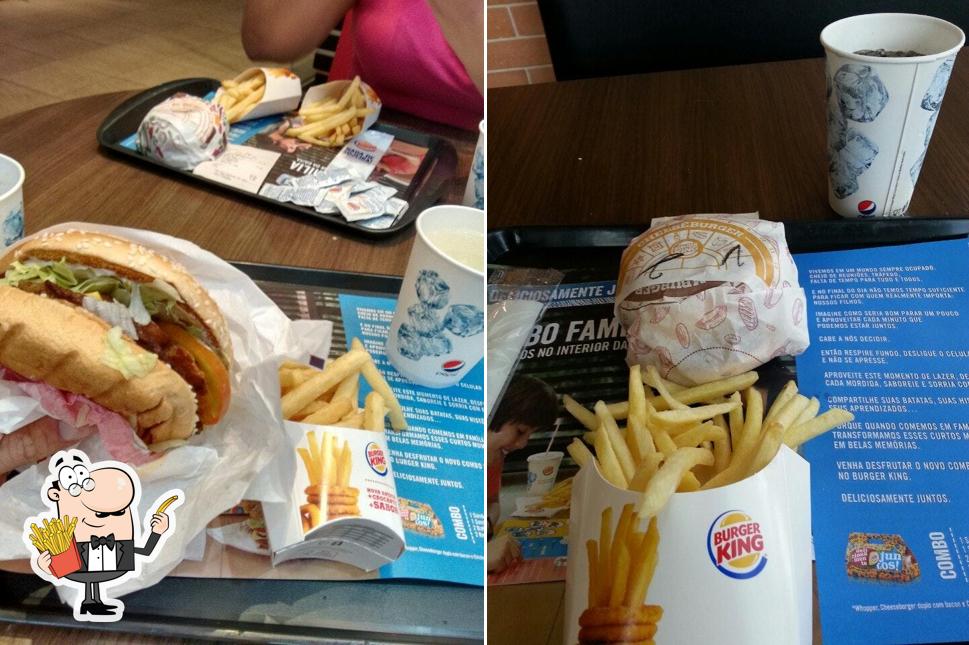 At Burger King you can taste French fries