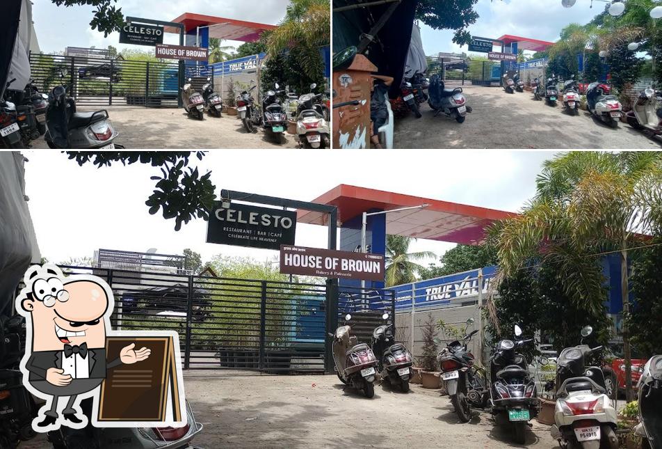 Enjoy the view at the outside area of Celesto Restaurant Bar Café