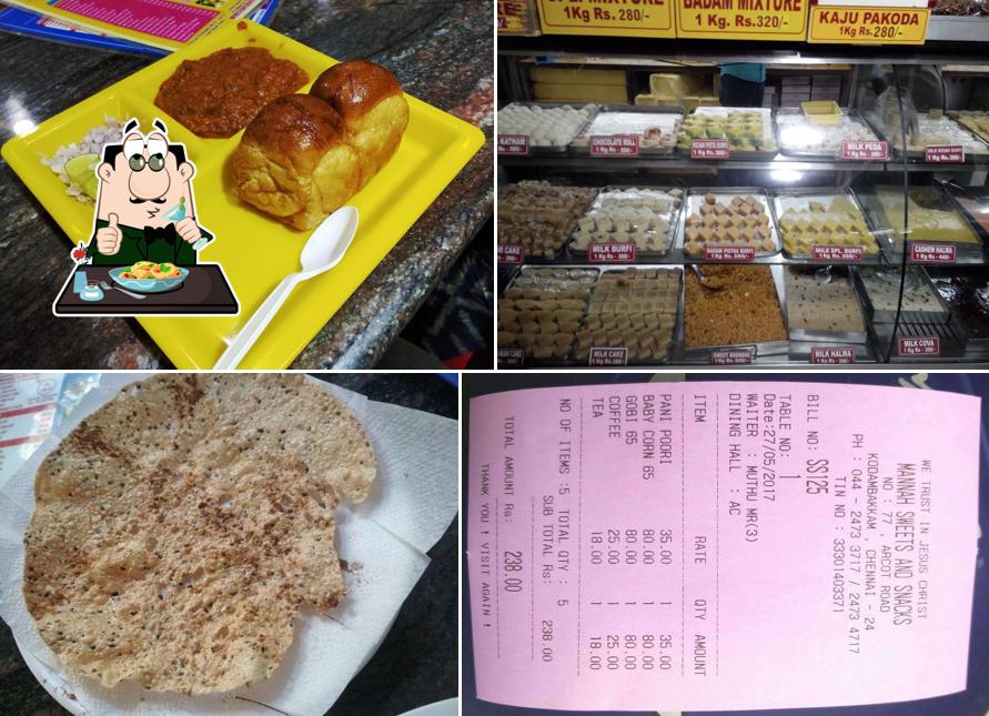 Meals at Mannah Sweets