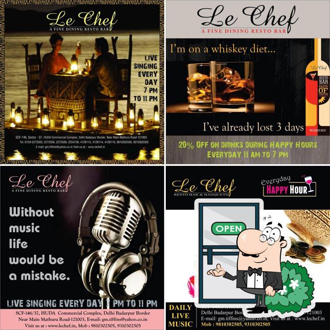 The exterior of Le Chef Restobar & Banquet