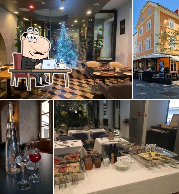 Gli interni di Vander Restaurant