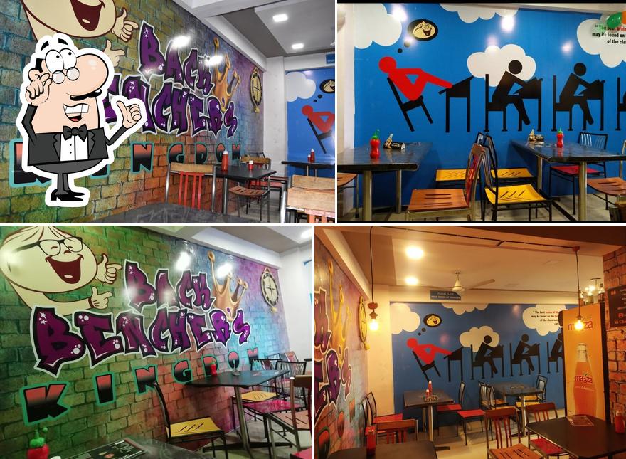 The interior of BACK BENCHER'S CAFE