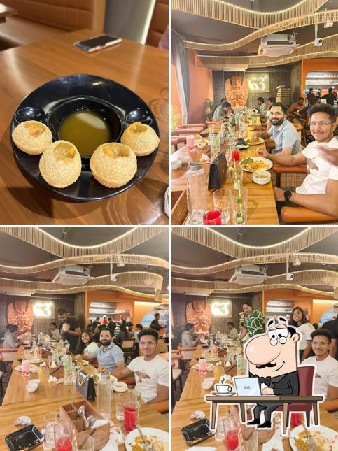 The interior of 63 Degrees Modern Regional Buffet