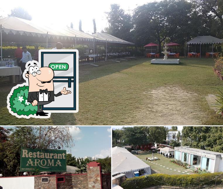 You can get some fresh air outside Restaurant Aroma - Veg & Non Veg Restaurant Udaipur, Multi Cuisine Restaurant in Udaipur, Laal Maas, Rajasthani Food