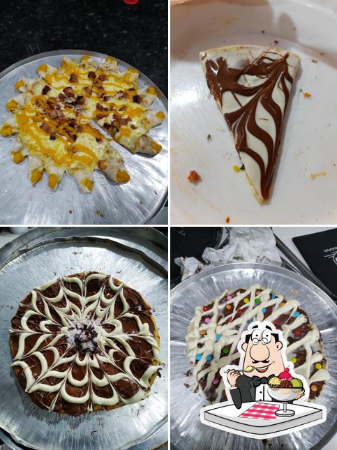 Churrascaria & Pizzaria Altaneira provê uma seleção de sobremesas