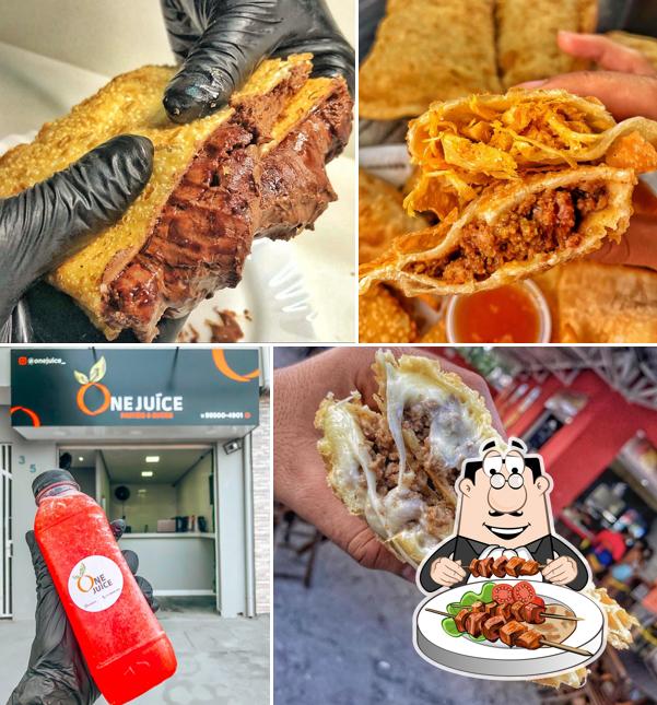 Comida em One juice Pateis & Sucos