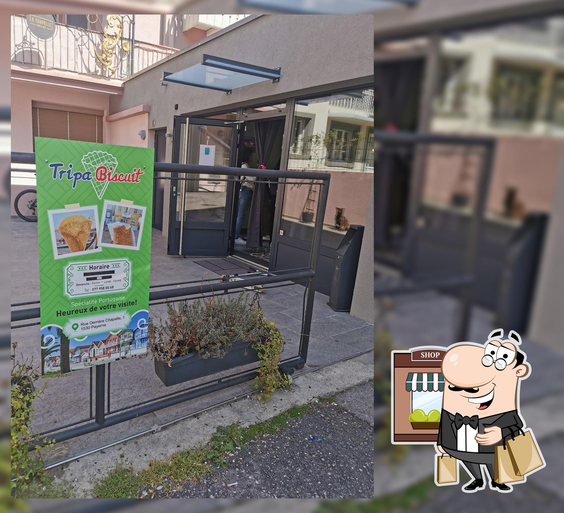 L'area esterna è una caratteristica importante di Tripa Biscuit & Bifanas - Spécialité portugaise