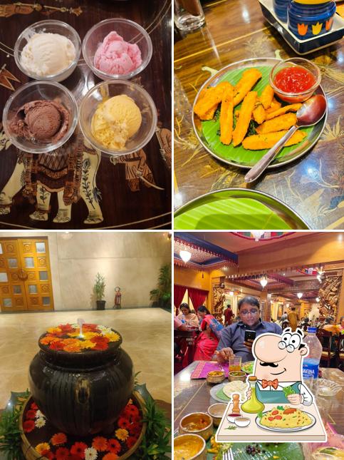 Food at Annalakshmi Restaurant