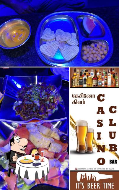 Cheese plate at Casino bar