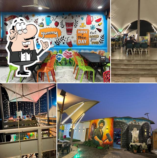 The interior of Hotel Shiva Punjab Inn, MH 41 Foodcourt