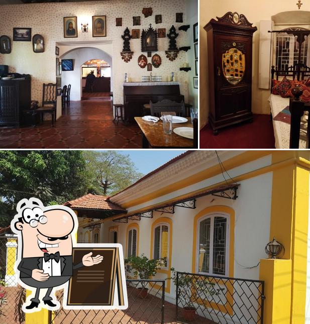 Enjoy the view at the outside area of Saligao Stories