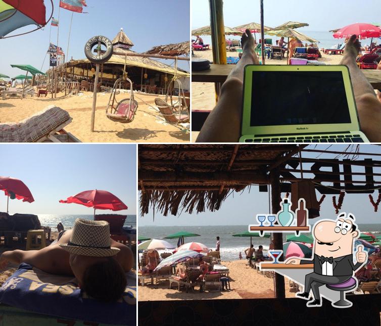 Take a seat at one of the tables at Club 21