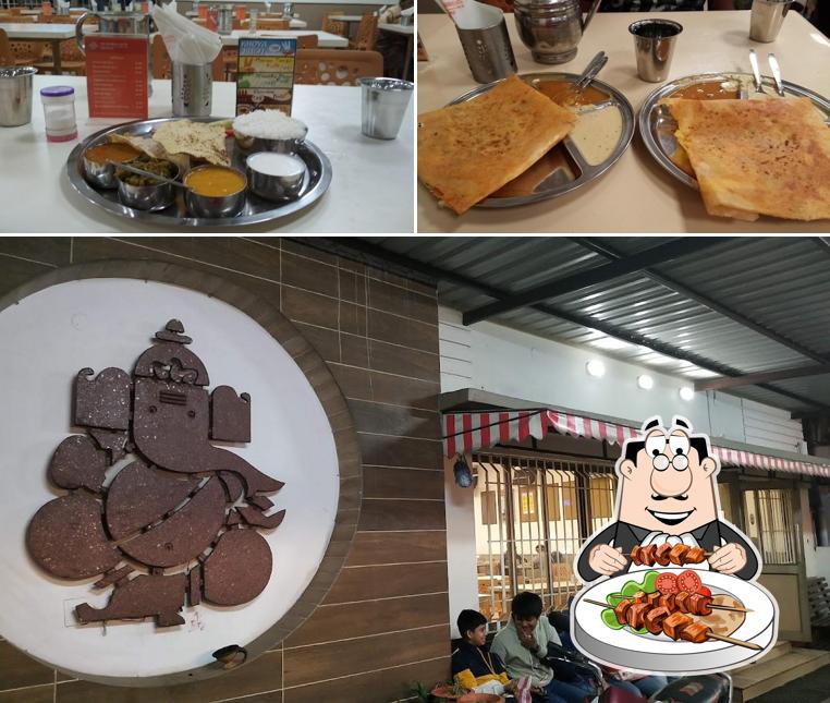 Food at The Madrasi Hotel