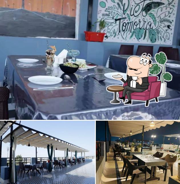 Check out how The Sky View Restaurant looks inside