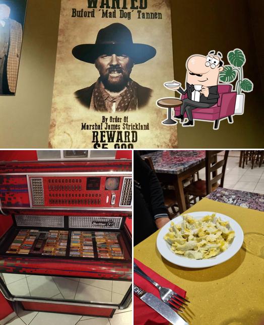 Gli interni di Delorean Food and Drink