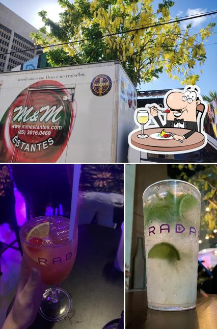 Confira a imagem ilustrando comida e exterior no Radar Pub
